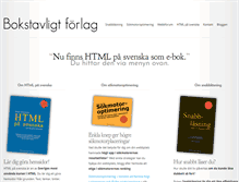 Tablet Screenshot of bokstavligt.com